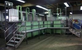 RAMCO Semi-automated vertical tube washing system